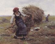 The Hay Gatherer Julien  Dupre